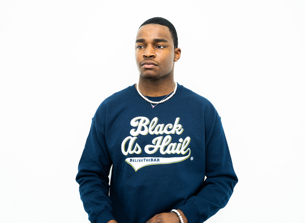 Black As Hail "Script" Crewneck