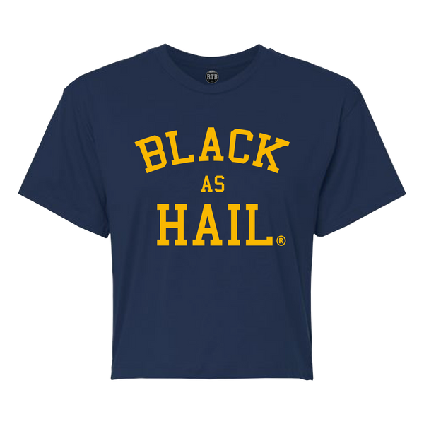 Black As Hail Crop Tee